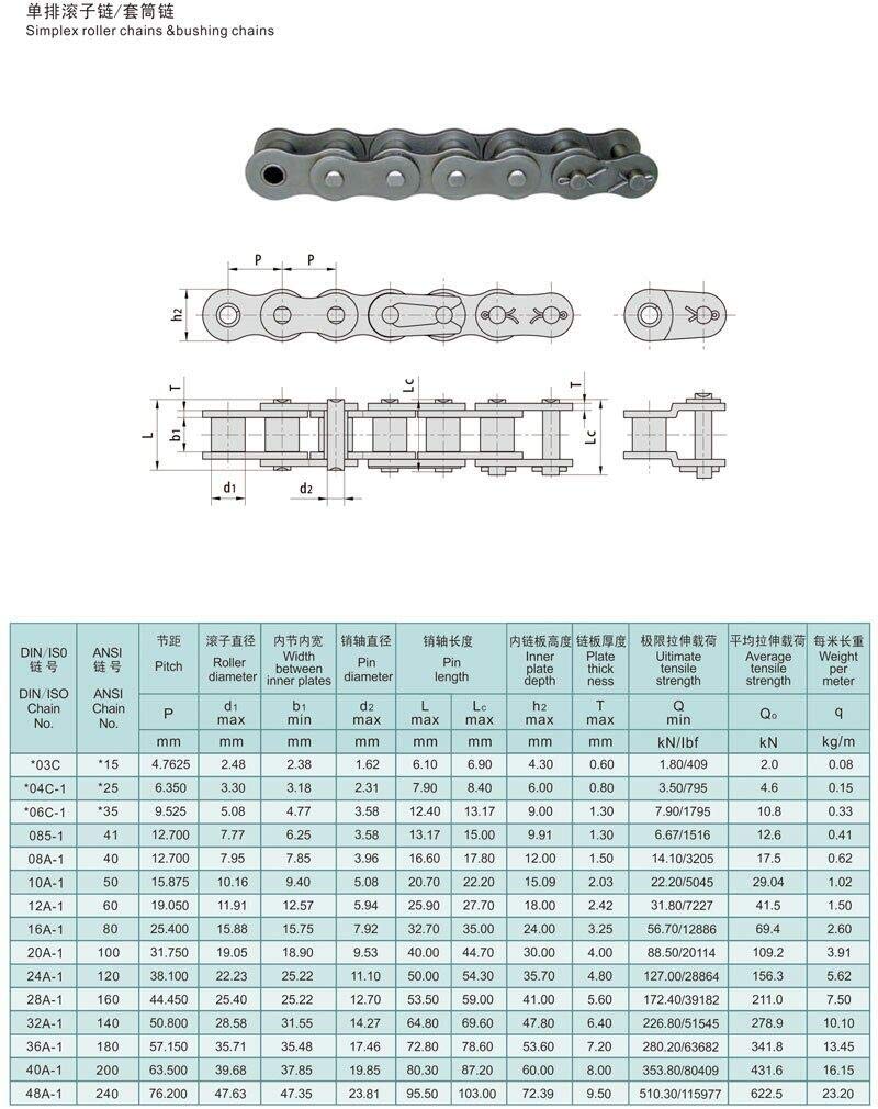 AZSSMUK #35 Roller Chain - 5 Feet Carbon Steel Material with 2 Connecting Links Industrial Chain - 160 Links - Image 5